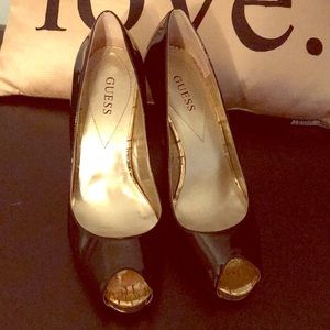 Guess patent leather heels